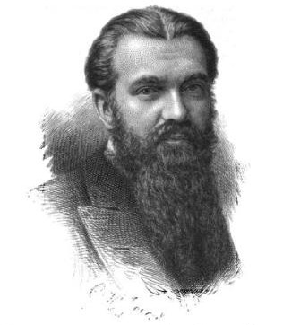 Engraved portrait of William Kingdon Clifford