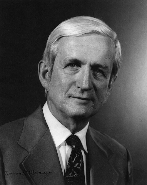 Portrait photograph of Norman Ramsey
